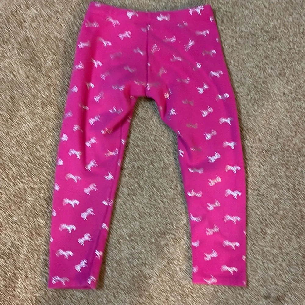 Wonder Nation pink unicorn pants 7/8